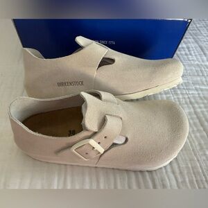 NWT Birkenstock London BS Suede Leather Size 38 Regular/Wide